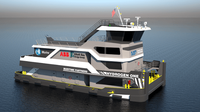 hydrogen powered towboat