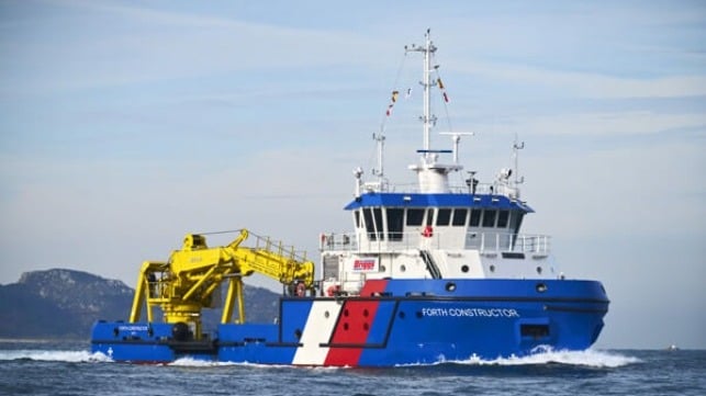 Forth Construction maintenance vessel