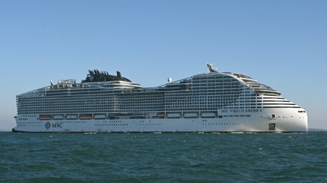 MSC World America cruise ship