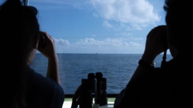 HMCS Ottawa under way in the Taiwan Strait (Royal Canadian Navy file image)