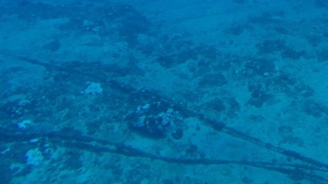 Comms cables on the seabed (USN file image)