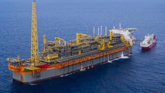 ExxonMobil's FPSO Prosperity on station in the Stabroek Block (ExxonMobil)