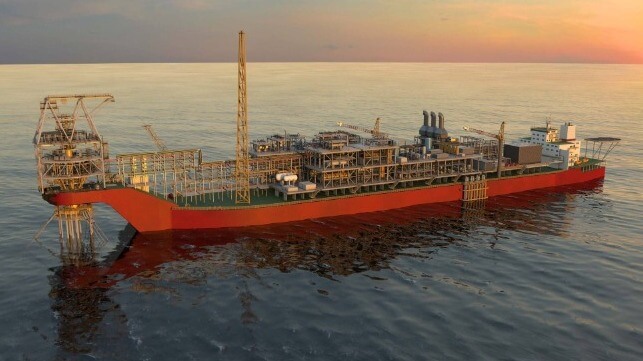 Woodside's Sangomar FPSO (Illustration courtesy Woodside)