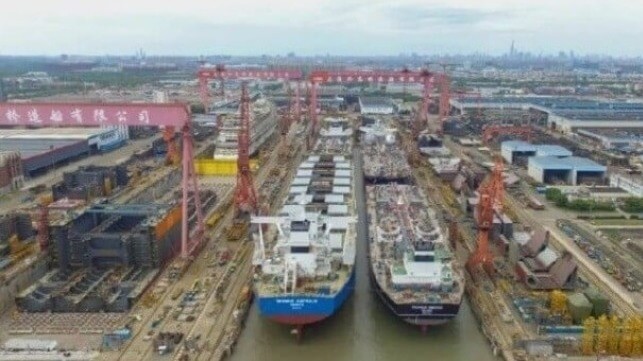 Chinese shipbuilding yard