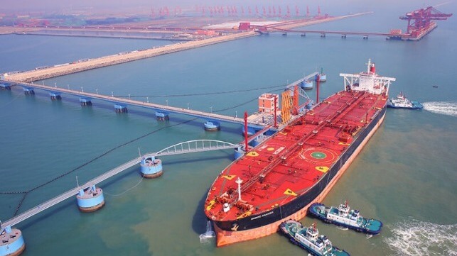 tanker Shandong Port China