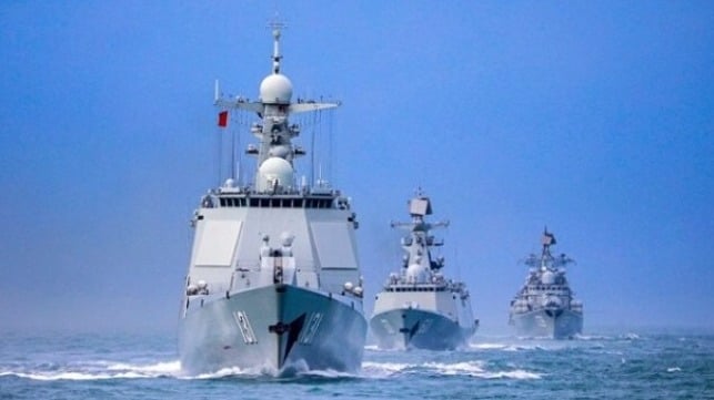 Chinese warships