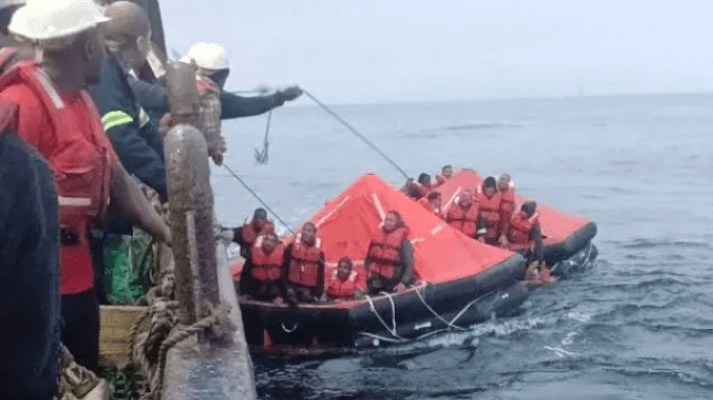 Good Samaritans rescue survivors from the lost fishing vessel Armana (SAMSA)